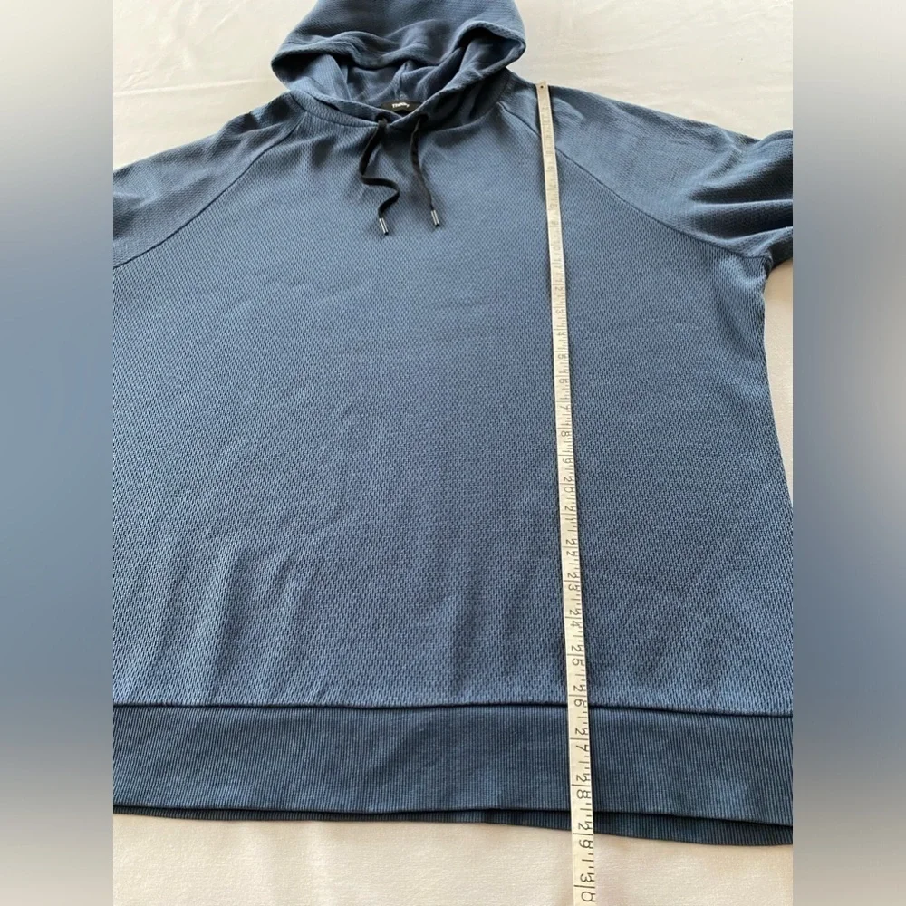 Theory Hoodie in Organic Cotton Thermal. XXL - Picture 9 of 12